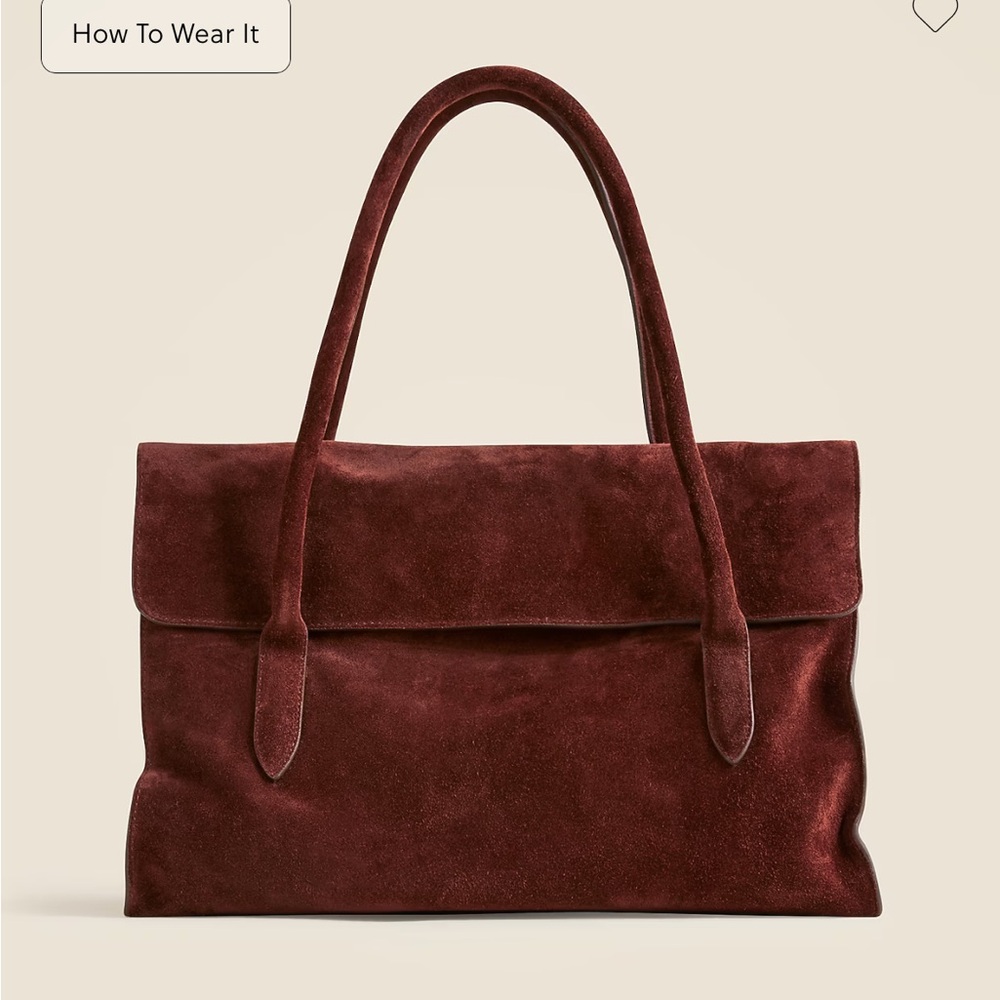 J.Crew Berkeley bag in suede - sold out